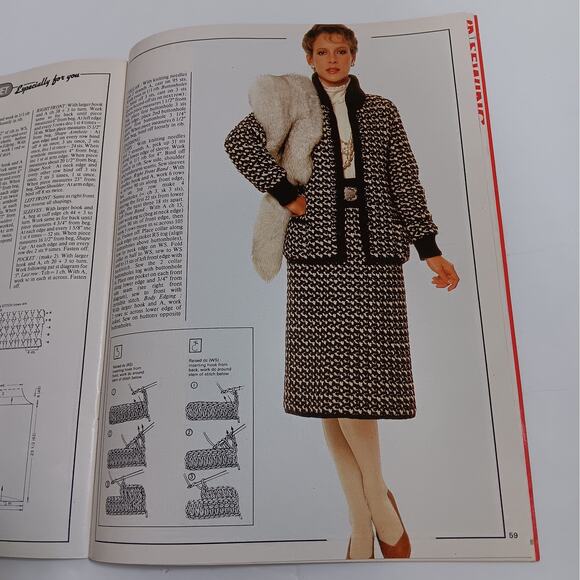 Vintage Magic Crochet Magazine Oct 1985 Christmas Presents Projects - Picture 4 of 6